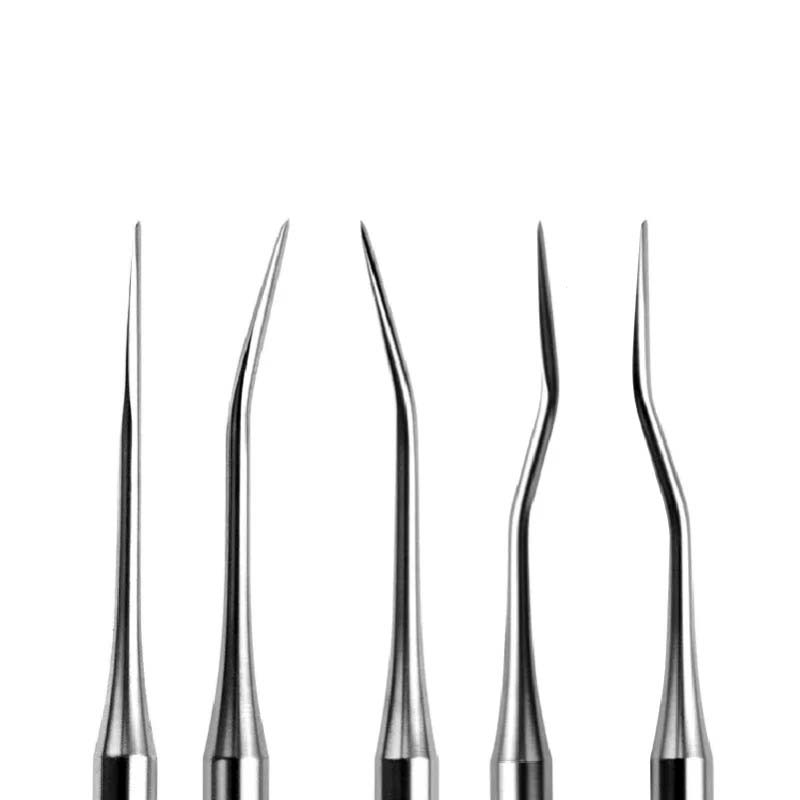 Manufacturer Silicone Handle Elevator Dental Luxating Straight Curved Root Minimally Elevator Tooth Dentist Instrument Tool (5)