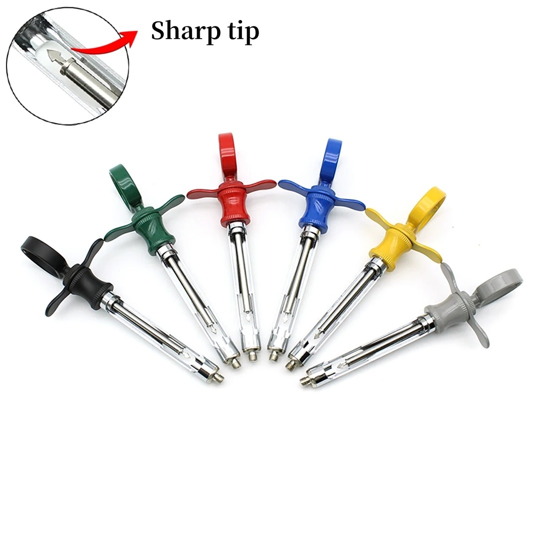 Water Syringe Dental Stainless Steel Syringe Dentistry Surgical Instrument With Head Dental Teeth Care Dental Anesthesia (2)