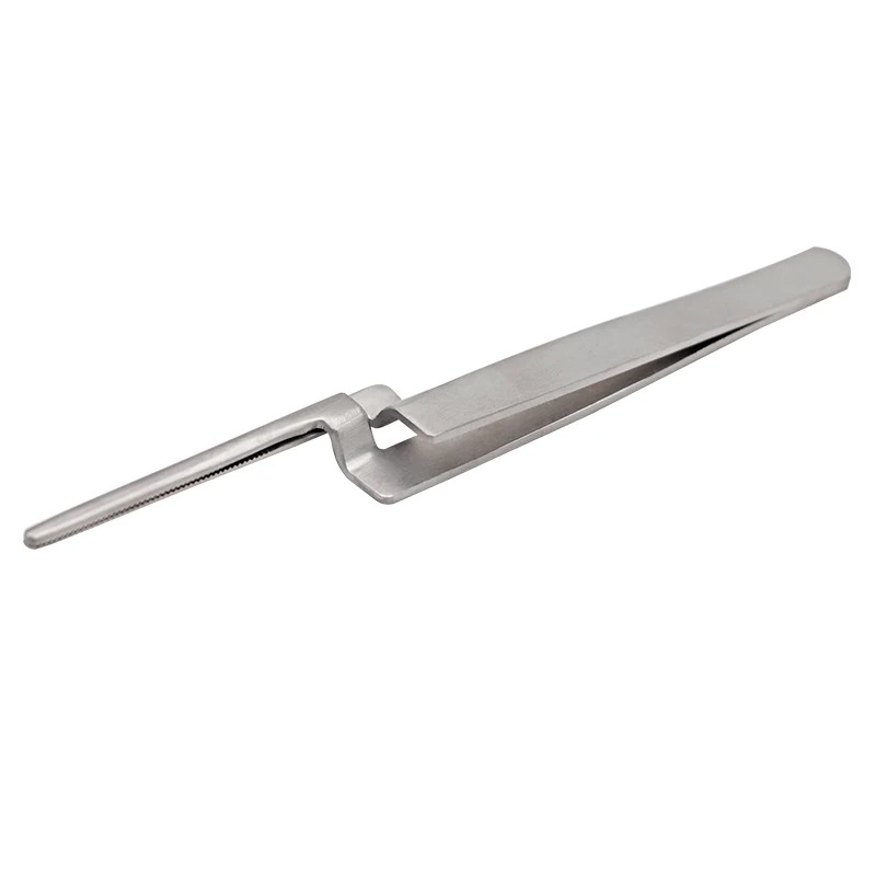 Wholesale Stainless Steel Dental Tweezers Curved Bite Occlusal PaperArticulating Paper Plier Orthodontic Forcep For Teeth Care Tool (5)